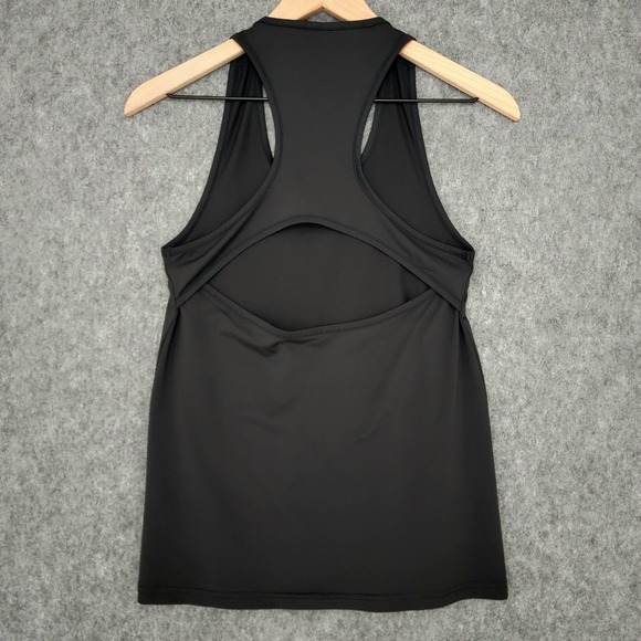 Gymshark Tank Top Womens S Black Racerback Training Vest Stretch Logo Gym - Picture 4 of 10